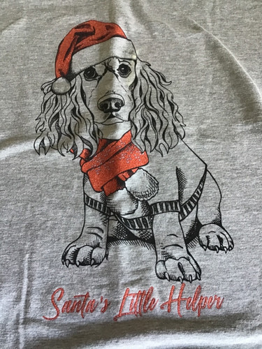 Santa little helper spaniel - santa's,