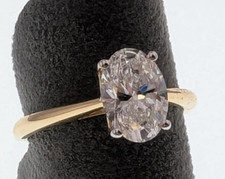 Lab-Created Diamond Ring 9ct