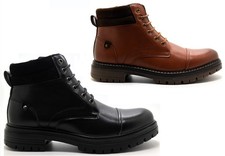 Mens Combat Rider Work Boots Biker Army Military Ankle Casual Formal UK Siz 6-13