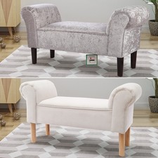 Linen velvet upholstered bed - linen/velvet,
