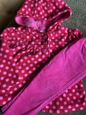 Girls Fleece Jacket Red With