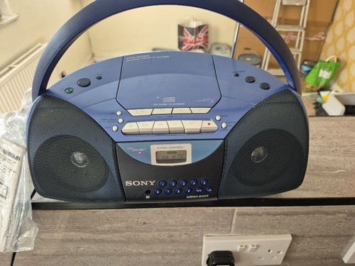 Sony mega bass cfd s200l - cfd, radio