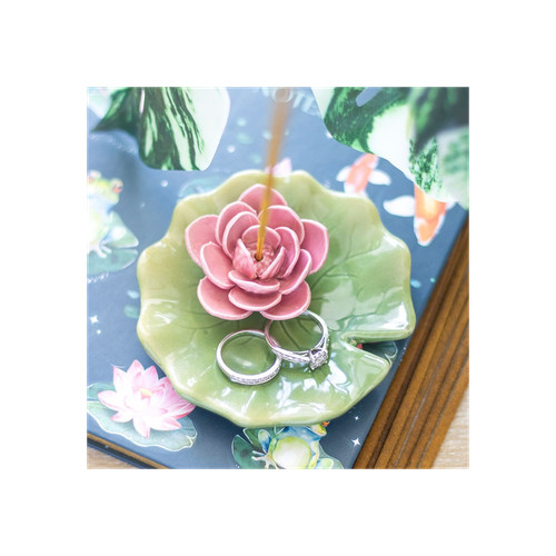 Lily pad trinket dish - pad,