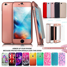 Case for iPhone 11 Pro X XS Max 7 8 Plus 6 5 SE Full Body Cover + Tempered Glass