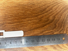 8.5cm White Vertical Blind Top Material Hanger Packet Of 42