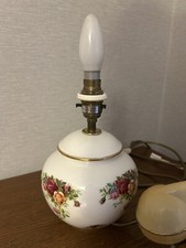 Royal Albert Old Country Roses Round Table Lamp