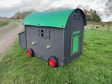 Chicken coop house wheels - house, on