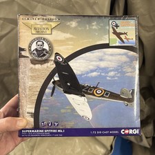 Corgi 1:72 Spitfire MkI, ZD-D P9443, Douglas Bader, RAF 222Sqn, Duxford, AA39216