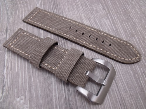 24mm grey beige canvas - beige, watch