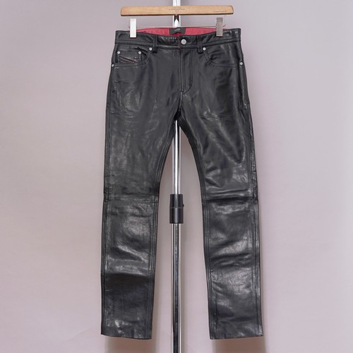 Diesel leather jeans mens - diesel,