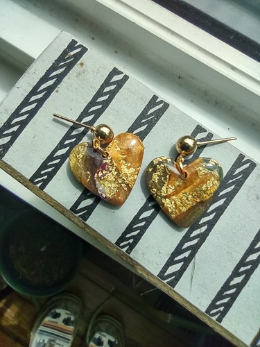 Mini dangles metallic hearts - mini,