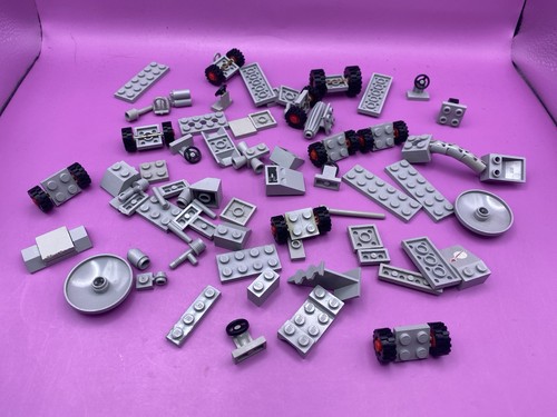 Grey lego space pieces 1980s - grey,