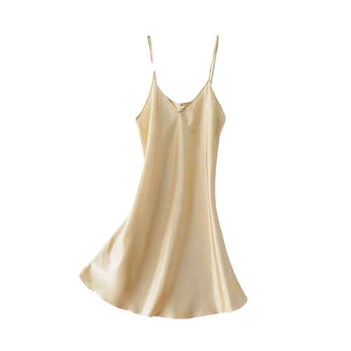 Womens silk satin nightdress - womens,