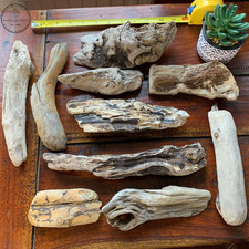 Driftwood - 10 CHUNKY pieces of Naturally sea water worn driftwood - arts craft