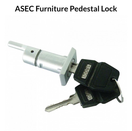 Asec furniture pedestal lock - furniture,