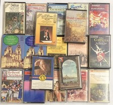Classical Cassette Job Lot Bundle - 20 x Cassettes - Bach / Mantovani / Ravel