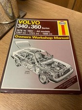 Volvo 340 343 345 360 Haynes Workshop Repair Manual Hardback 1976-1991