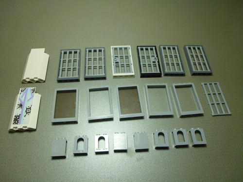 Lego windows doors small - windows, &
