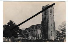 J.PRATLEY PHOTO POSTCARD - TAYNTON CHURCH - NEAR BURFORD