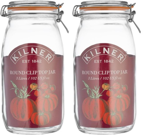 Kilner litre glass round - kilner,