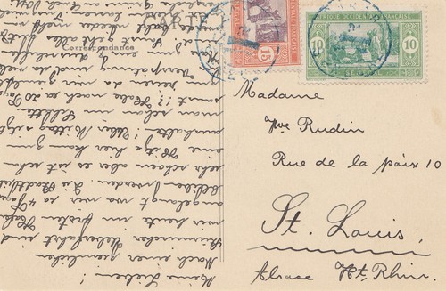 Senegal post card - senegal:, st