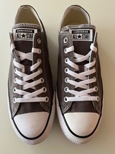 Converse All Star OX Chuck Taylor  Women & Mens Canvas Trainers - Charcoal Brown