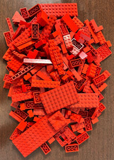 Lego Building Bricks Red 500g