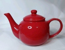 Retro Style Red Pottery Teapot