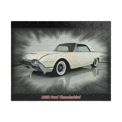 1962 ford thunderbird jigsaw - ford,