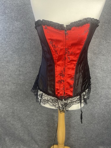 Chilirose red black lace - red,