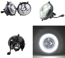 Mini R56 Front DRL Daytime Running Lights LED Halo Fog Lights