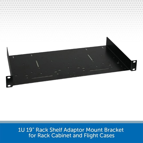 Rack shelf adaptor - 1u, 19"