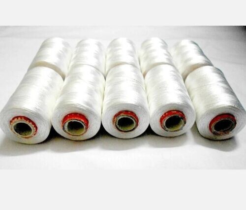 Silk white thread spool - silk,
