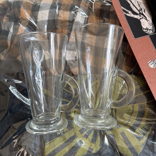 Ikea glass latte glasses - x2,