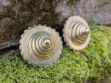 Vintage Brass Rosettes Driving Bridle Show Harness