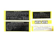 Kawasaki Z1 Caution Stickers
