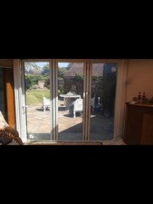 Door Handle Bifold Pull  White D Hinge Patio slide Bifolding Internal Bi Fold