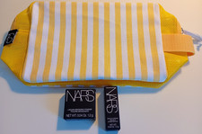 NARS MAKEUP GIFT SET LAGUNA BRONZER & EXPLICIT LIPSTICK: UNAUTHORISED BEAUTY BAG