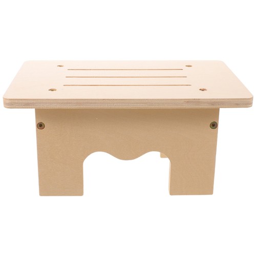 Solid wood step stool - solid,