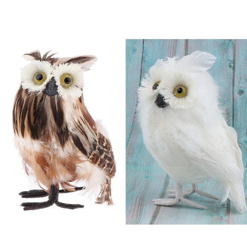 2pcs mini artificial owl - 2pcs,