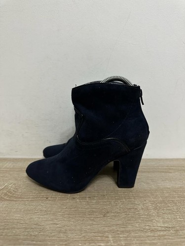 Ladies navy blue suede - tu,