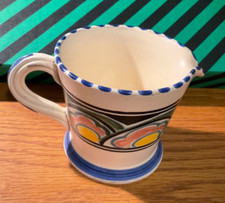 HONITON POTTERY JUG - PRETTY -