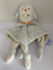 The Gro Company Ollie The Owl  - Hearts Pattern  Comforter Soft Toy