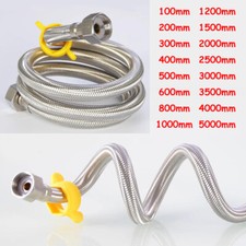 BSP 1/2" x 1/2" Kitchen Monobloc Mixer Tap Connectors Flexible Hose Pipe Tails