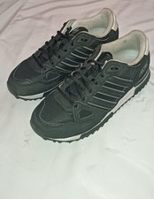 Adidas ZX 750 Men’s Sneakers – Black Mesh & Suede, Size 6