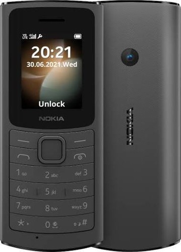 Nokia 110 black - black, 4g