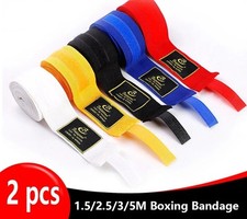 Power Hand Wraps Inner Gloves Bandages MMA Boxing Muay Thai Mexican Stretch 2x