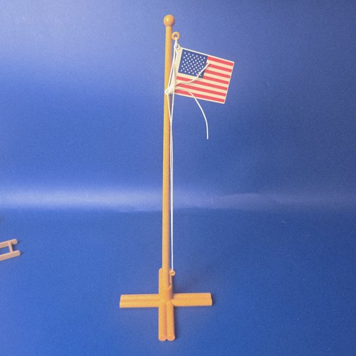 Playmobil flag pole and - pole,