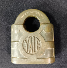 YALE & TOWNE Padlock NO KEY Vintage USA