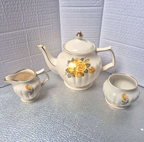 Sadler yellow rose - yellow, ceramic